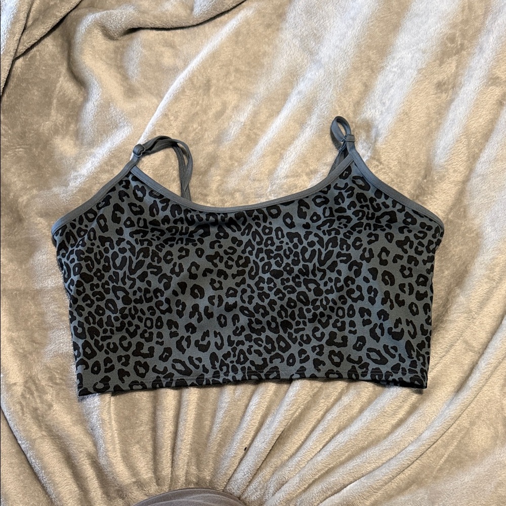 Victoria's Secret Gray Leopard Camisole